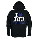 I Love TSU Tennessee State University Tigers Hoodie Sweatshirt Black XX-Large