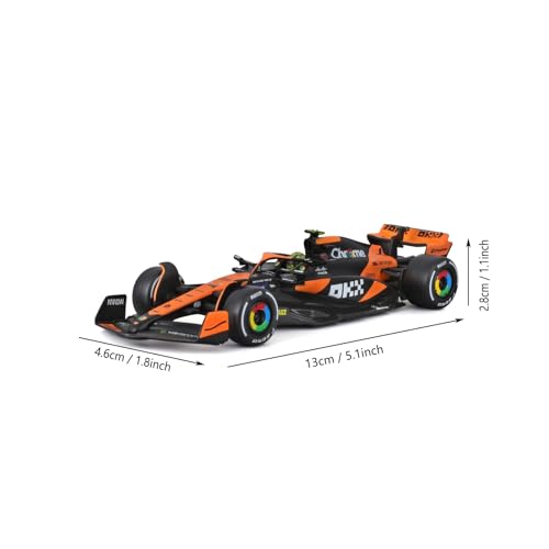 Modelo de coche de carrera Mcl38 1:43 edición 2024 miniatura 5