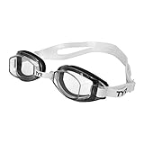 TYR Team Sprint Performance Goggle (Clear), 8 x 3.4 x 1.5'