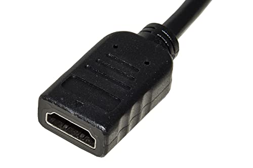 LINK LKADAT210 Displayport Adapter 1.2 Male, Hdmi 1.4 Female Contacts Golden 4K 30Hz, Black, 20cm - Image 2