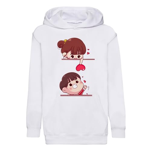 Sweat capuche enfant amour mignon Fabulous Hoodie cadeau idéal motif coeur japonais
