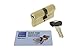 Tesa Assa Abloy, TX853035L, Cilindro de Alta Seguridad, TX80, Doble Embrague, Leva...