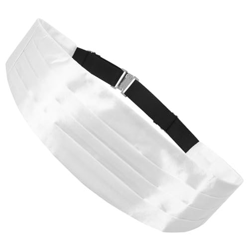 Homoyoyo Black Cumberbund for Suit Mens Waistcoat Vest Tuxedo Belt Groomsmen Cummerbund Men's Corset