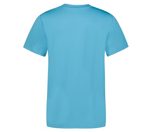 Image of Messi Boys' Lifestyle Short Sleeve Top, Loose-Fit Shirt with Logo, Comfortable, All-Day Wear
