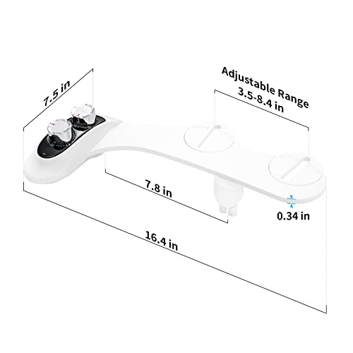 Awelife THERMO 100F Bidet Attachment For Toilet Warm Water, Low Battery Consumption Temperature Display thumb #7