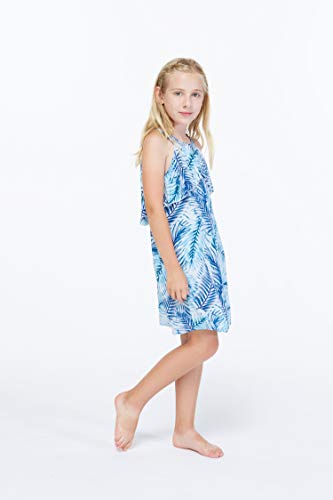 Image of Hawaii Hangover Family Matching Hawaiian Clothes, Simply Blue Leaves | Family matching Hawaiian outfits, Simply Blue Leaves, lightweight rayon, machine washable, tropical leaf print, luaus
