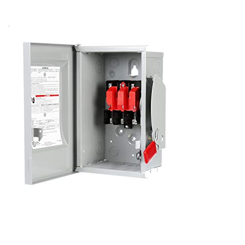 SIEMENS GNF322 60 Amp, 3 Pole, 240-Volt, 3 Wire, Non-Fused, General Duty, Indoor Rated