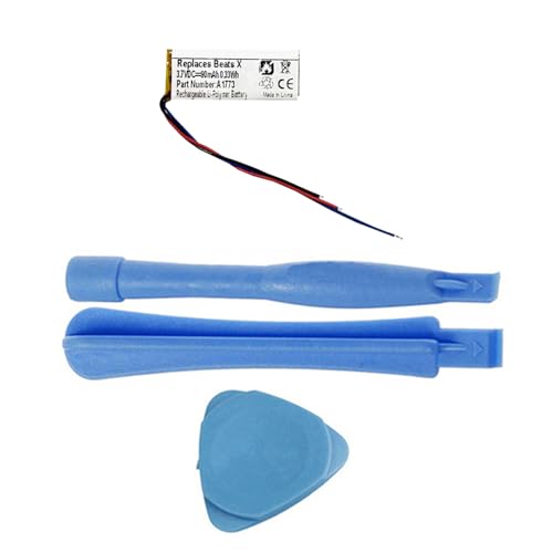 MPF Products 90mAh High-Capacity Extended A1773, YU10448-16022 Battery Replacement Compatible with Beats by Dr. Dre Beats X A1763 Wireless Earbud Headphones with Installation Tools