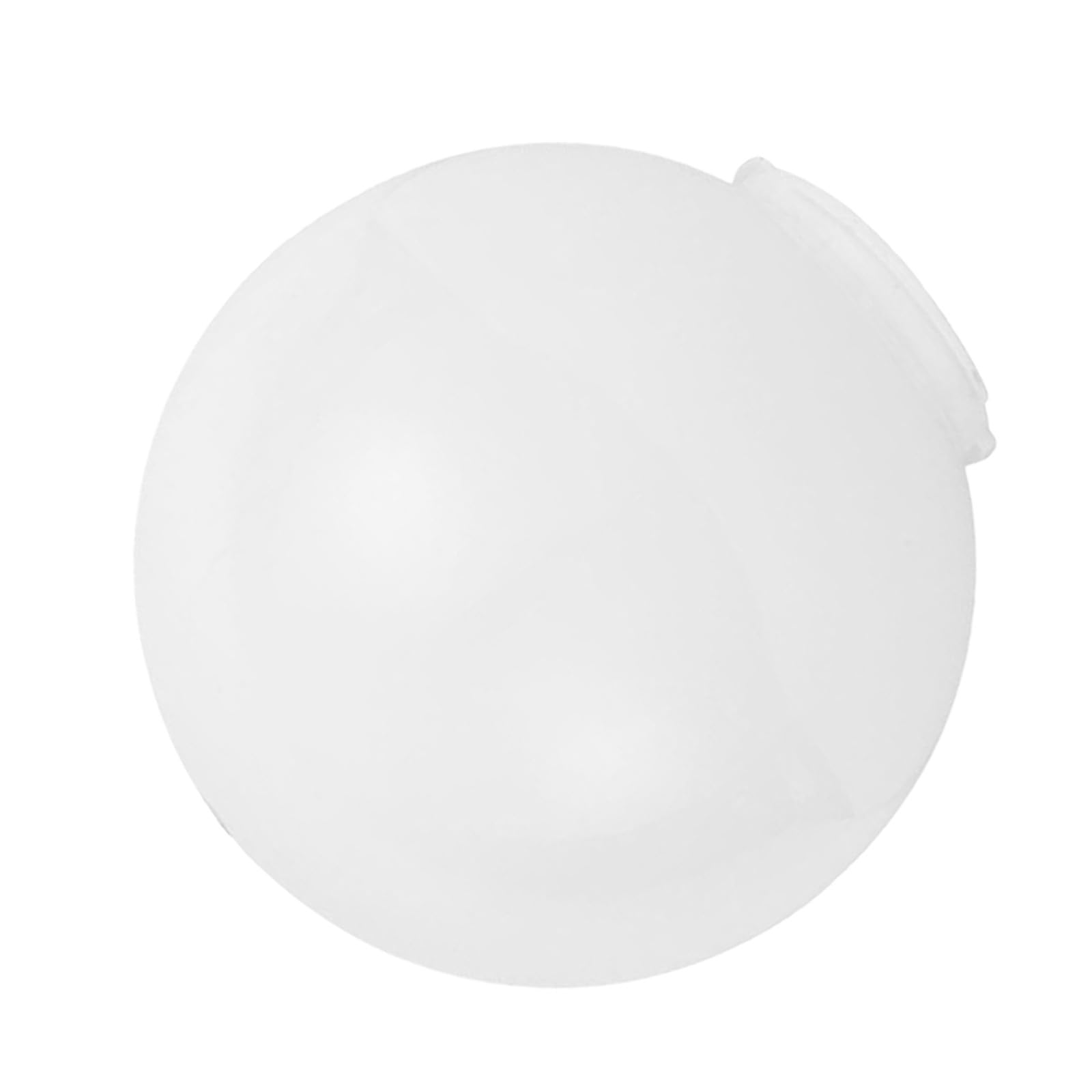 Lurrose Acrylique Globe Abat- Jour Blanc Lampadaire Globe Abat- Jour Couvercle De La Lampe de Remplacement pour Lustre Plafond Pendentif Lumière Éclairage Extérieur Luminaire 25CM/ 12CM