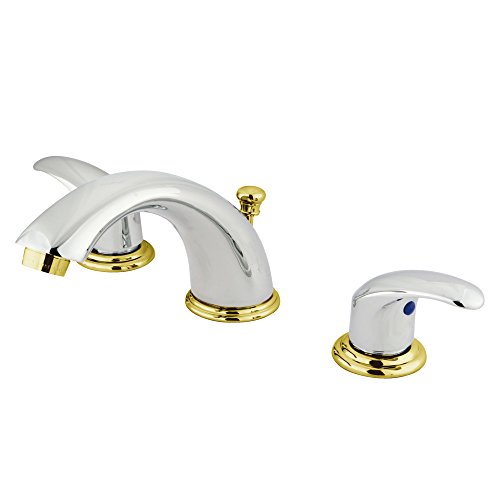 Elements of Design Daytona EB6964LL Widespread Lavatory Faucet with Brass Pop-Up, 8-Inch to 16-Inch, Polished Chrome/Brass Elements of Design Daytona EB6964LL Widespread Lavatory Faucet with Brass Pop-Up, 8-Inch to 16-Inch, Polished Chrome/Brass