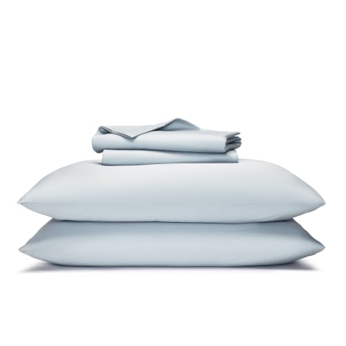 Brooklinen Luxe Sateen Sheet Set Hotel-Quality Luxury - Twin Abyss | Buttery-soft 100% long-staple cotton sateen silky & hotel-quality; softest sheets; breathable & durable; cool & luxurious. product thumbnail 9