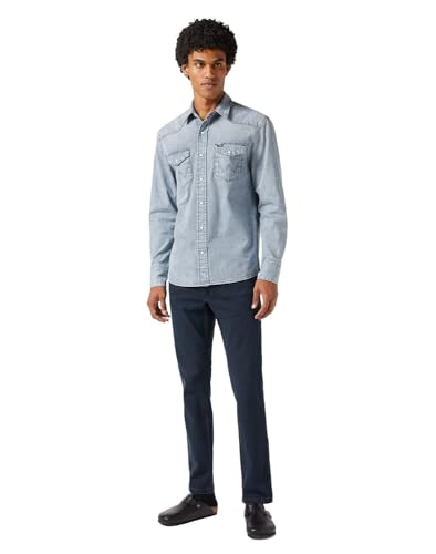 WRANGLER - Jeans Herren - Regular Straight Fit - Greensboro - Cloudy Skies – Ansicht 4