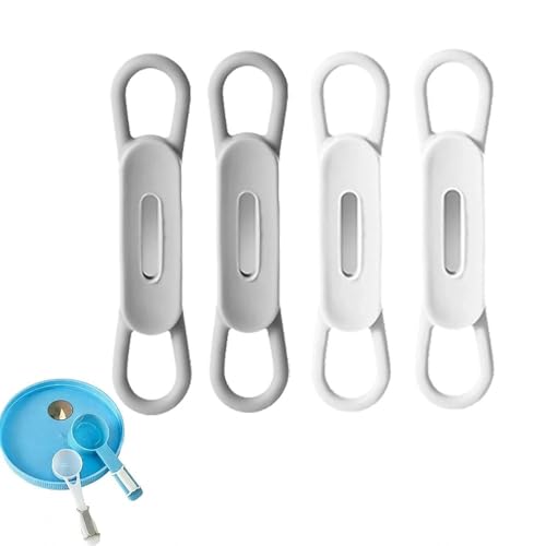 4 pcs Magnetic Scoop Holder Silicone Ring