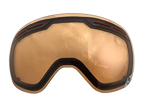 Dragon Alliance Unisex-Adult X1S Dual Replacement Lens Amber One Size