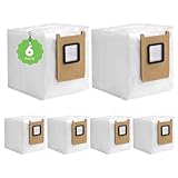 Picture of 6 Pack E25/E28 Replacement Dust Bags for Eufy E28 Omni / E25 Omni Robot Vacuum, 3L Large Capacity, 4-Layer Filtration, Disposable Vacuum Bags for Long-Lasting Clean