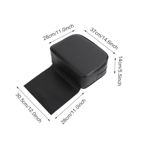 Ruiqas Hair Salon Barber Beauty Equipment Chair Child Booster Seat Cushion Hair Cutting Styling Beauty SPA Equipment(Black) - Image 3