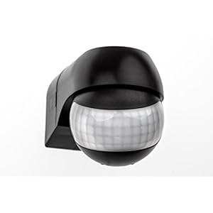 huber motion 3 slim, détecteur de mouvement 180 °, réglable horizontalement et verticalement, économe en énergie