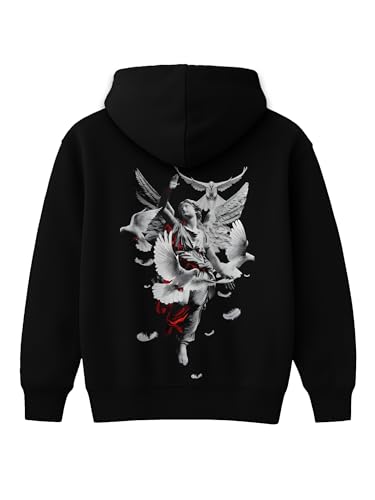 Image of Mens Printed Hoodie for Men Premium Casual Sweatshirt Man, Branded and Comfort Stylish Hoodies for Men Regular Fit Stylish Wear