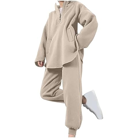 HAOLEI Fleece Lined Tracksuit Set Cover