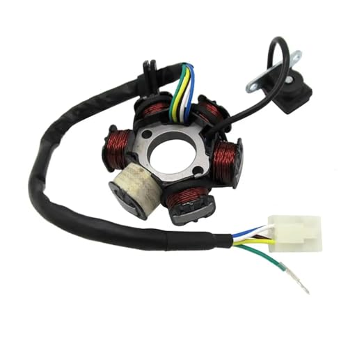 Allumage quad 110cc à 6 bobines et plateau de stator 5 fils pour moteur thermique
