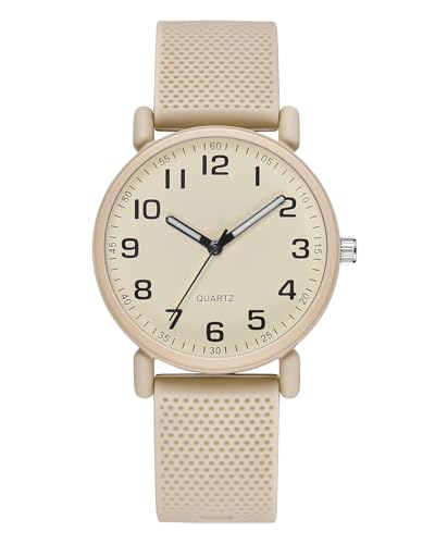 CIVO Reloj Mujer Analogico Minimalistas: Impermeable Goma Casual Cuarzo - Deportivo Clasico Regalo Relojes Pulsera Mujer