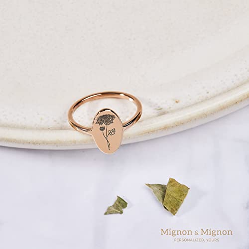 Birth-Month-Flower-Personalized-Engraved-Ring-Best-Gift-For-Her-Custom-Jewelry-Best-Friends-Mothers-Day-Gift-Gold-Ring-OR-FL
