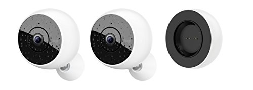 Logitech Wire-Free - Combo Pack - Network Surveillance Camera - Outdoor - Weatherproof - Color (Day&Night) - 1920 x 1080-1080p - Audio - Wireless - Wi-Fi (Pack of 2)