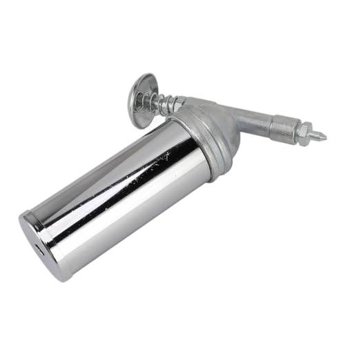 Phefop Manual Oiler Oil Can Pump Lubricator 80CC Stainless Steel Zinc Alloy with Mini Size Design for Automotive Industrial Household Applications