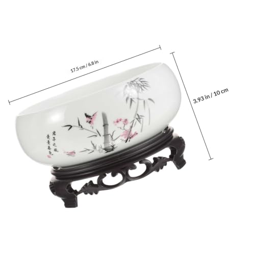Pot de fleurs rond en céramique pour plantes succulentes - 3