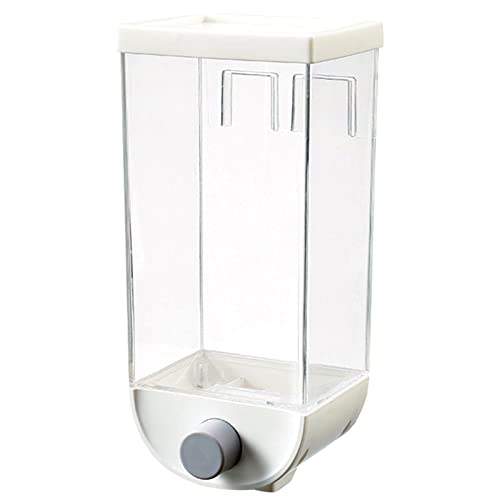 Dispensador de alimentos secos de 1500 ml, dispensador de cereales sin uñas, organizador de almacenamiento de alimentos para cocina, organizador para cereales, mezcla de frutos secos, granola, frutos