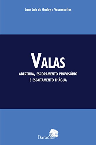 Valas: abertura, escoramento provisório e esgotamento d’água