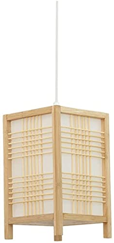 Lustre scandinave bois massif suspension luminaire salon plafonnier salle à manger