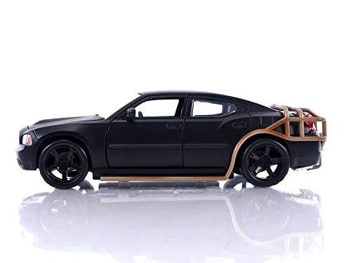 Jada Fast & Furious 1:24 2006 Dodge Charger Heist Car Die-cast Car, Toys for Kids and Adults, Black, 8 inches - Image 2