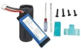 WirelessFinest 4000mAh High Capacity Replacement Battery + Tool + Adhesive for JBL Flip 4 Speaker or Special Edition Model GSP872693 Li-Polymer 3.7V Repair Fix Dead Power Issue