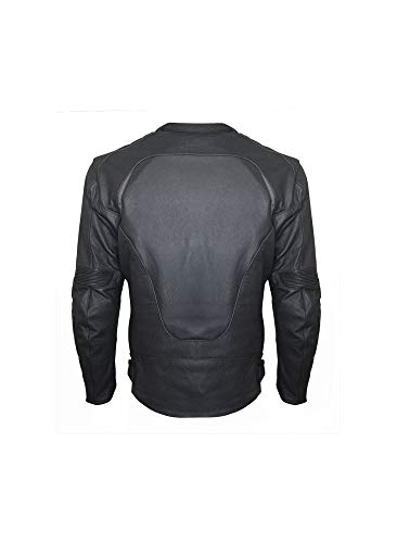 Blouson cuir racing perforé BLACK SERIES en cuir de qualité - 2
