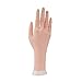 Right Practice Hand for Acrylic Nails With Holder, Mannequin Hand for Nails Practice, Flexible Bendable Fake Hand Manicure Nail Practice Hand