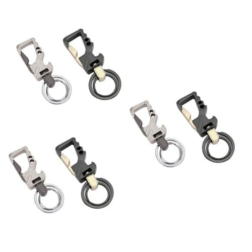 Décapsuleur ergonomique de poche pour pique-nique et voiture, lot de 6 ouvre-bouteilles porte-clés