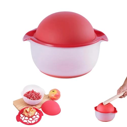 Pomegranate Peeler Silicone Pomegranate Deseeder with Bowl Pomegranate Arils Removal Tool Pomegranate Seeder Remover Anti-Slip Fruit Vegetable Pomegranate Peeling Machine Tools