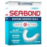 Sea-Bond Denture Adhesive Wafers, Lowers, Original - 2pc