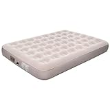 GWFBLID Colchón Hinchable Doble con Bomba IEléctrica USB Integrada se Infla en Aproximadamente de 3 Minutos Material Flocado más PVC Laminado Colchón autoinflable para Interior y Exterior