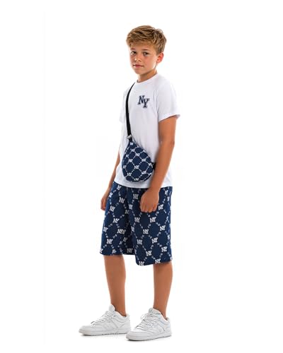 Image of PureChapter Boys Summer Outfits Boys Short Sets Short Sleeve T Shirt Shorts Bag Kids Clothes Clothing Sets Teen 5-14