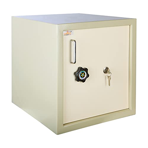 Laxmi KAPAT Safe locker for Home 70.79 L (Size- H18” x W16” x D18”), inbuilt LED light provided, laser cut ultra key locking system – 2 Keys, used for home, office & hotel (Beige-Ivory Color) (B09PJLMX71) Amazon Price History, Amazon Price Tracker