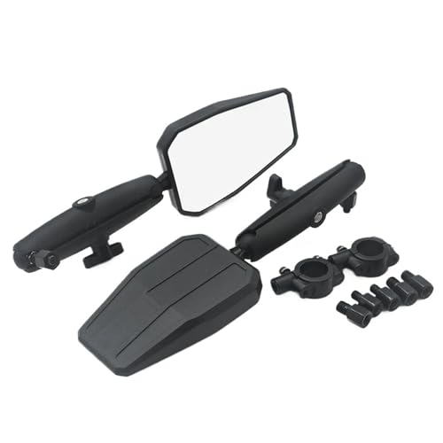 Espejo retrovisor de motocicleta universal y plegable para manillar estándar 2
