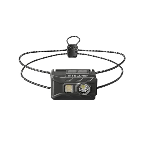 Image of Nitecore NU20 Classic Ultralight Headlamp, 360 Lumen USB-C Rechargeable Lightweight for Backpacking, Camping, Running with Auxilary White and Red Light