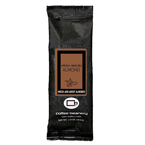Coffee Beanery Swiss Mocha Almond Flavored Coffee - 1.75Oz Try-Me-Coffee-Sampler #TOP15