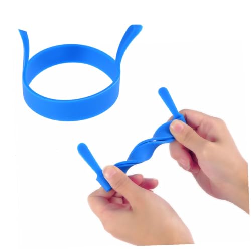 ARTSEWPLY 6個 耐熱シリコン製煎蛋圈 ノンスティック丸型オムレツリング 広高さ設計で目玉焼き パンケーキ クランペット調理 ランダムカラー