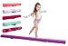 Trave ginnastica artistica per casa - 210/240/270/300 - Incredibile attrezzatura per l'equilibrio per i bambini a casa - Finta pelle scamosciata, schiuma EVA ad alta densità(Viola 210cm)
