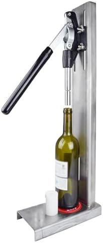 Manual Wine Bottle Corking Machine 4-Head Labor-Saving Design for Home Winemaking and Bottling