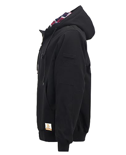 Image of BOCOMAL FR Jacket Insulated Flame Resistant Duck Hooded Coat Outwear CAT4