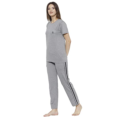 Image of Mack Jonney Cotton Blend Track suit Co-ord Set For Women-VJ WNS-046